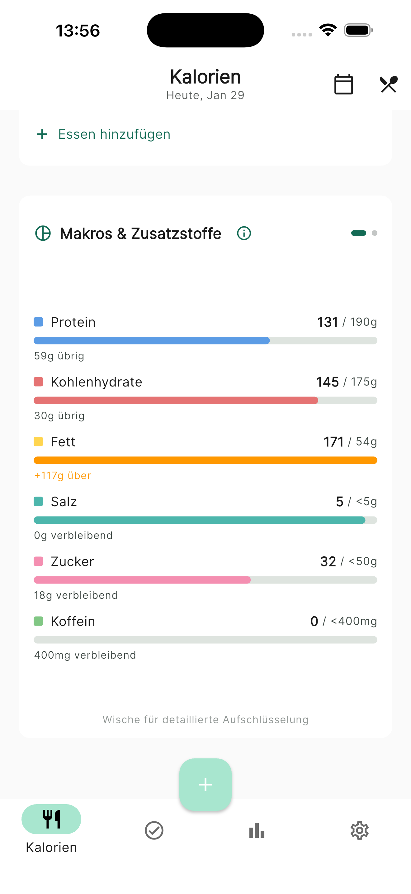 Macros & Nutrients